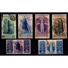 St. Katharina fra Siena. Komplet sæt og luftpost.